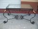 19 Th.  Century Antique French Iron Patio Table Detailed And Ornate 1800-1899 photo 1