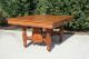 Fine Victorian Solid Oak Dining Table W Leaf Scroll & Bead Carvings Circa 1900 1800-1899 photo 11