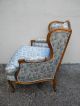 French Country Carved Living Room Wing Chair 2686 Post-1950 photo 6