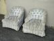 Mid Century Tufted Low Side Chairs Post-1950 photo 1