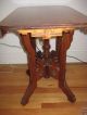 Antique Victorian Walnut Carved Table 1800-1899 photo 3