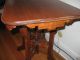 Antique Victorian Walnut Carved Table 1800-1899 photo 5