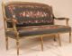Antique 19th Century French Louis Xvi Style Settee Loveseat Sofa C.  1880 - 1910 1800-1899 photo 1