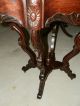 Fancy Antique Victorian Marble Turtle Top Parlour Table W/amazing Carved Base 1800-1899 photo 4