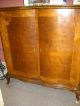 Antique French Walnut Armoire Chest With Inlay 1800-1899 photo 1
