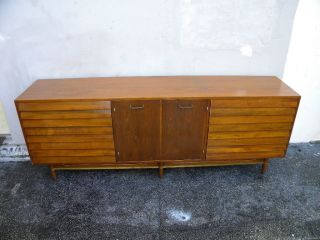Mid Century Long Low Dresser By American Of Martinsville 1566 photo