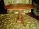 French Center Or Tea Table Solid Cherry 19th C Tilt Top 1800-1899 photo 1