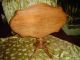 French Center Or Tea Table Solid Cherry 19th C Tilt Top 1800-1899 photo 4