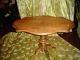 French Center Or Tea Table Solid Cherry 19th C Tilt Top 1800-1899 photo 7