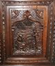 French Antique Heavily Carved Brittany Cabinet / Cupboard.  Made From Oak. 1800-1899 photo 5