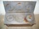 Unusual Antique Grain Painted Mess Kit Insulated Trunk W/ Hot Food Kettles 1900-1950 photo 2