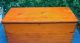 Large,  Dovetailed,  Blanket Chest,  19th/20th C.  Handmade Antique,  6 Pine Boards 1800-1899 photo 8