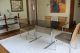 Mid Century Milo Baughman Style Dining Set With Table And Four Chairs Post-1950 photo 1