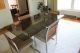 Mid Century Milo Baughman Style Dining Set With Table And Four Chairs Post-1950 photo 3