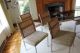 Mid Century Milo Baughman Style Dining Set With Table And Four Chairs Post-1950 photo 6