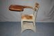 Vintage School Chairs With Desk Arm From Cooper Union Nyc Post-1950 photo 2