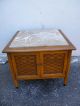 Mid Century Marble Top Low Side / End / Night Table Post-1950 photo 2