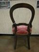 Antique Victorian Era Balloon Back Chair W/ Faux Rosewood Finish 1800-1899 photo 4