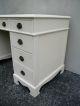 Mahogany Painted Off White Beige Writing / Office Desk 1852 1900-1950 photo 9