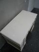 Mahogany Painted Off White Beige Writing / Office Desk 1852 1900-1950 photo 10