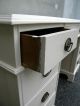 Mahogany Painted Off White Beige Writing / Office Desk 1852 1900-1950 photo 7