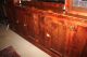 Antique Arts And Crafts Leaded Stained Glass Back Bar Circa 1900 Mohogony Finish 1900-1950 photo 1