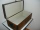 Antique Wooden Travel Trunk/ Chest/ Coffer 1900-1950 photo 3