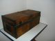 Antique Wooden Travel Trunk/ Chest/ Coffer 1900-1950 photo 4