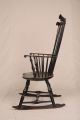American Pennsylvania Comb Back Windsor Rocking Rocker Arm Chair 18th Century Pre-1800 photo 4