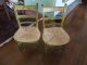 Pair,  Antique Mustard Painted Hitchcock Chairs,  C.  1840 - 60 1800-1899 photo 1