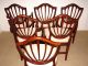 Ethan Allen Vintage Mahogany Shield Back Dining Room Chairs,  Six,  New Upholstery Other photo 2