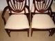 Ethan Allen Vintage Mahogany Shield Back Dining Room Chairs,  Six,  New Upholstery Other photo 3