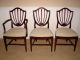Ethan Allen Vintage Mahogany Shield Back Dining Room Chairs,  Six,  New Upholstery Other photo 5