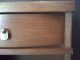 1961 Retro Walnut Nightstand With Drawer & Formica Top Post-1950 photo 4