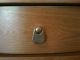 1961 Retro Walnut Nightstand With Drawer & Formica Top Post-1950 photo 5