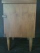 1961 Retro Walnut Nightstand With Drawer & Formica Top Post-1950 photo 7