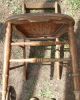 3 Antique Solid Wood Chair 34 