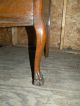 Antique Oak Bow Front Paw Foot Dining Room Server Buffet Cabinet 1900-1950 photo 1