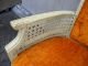 French Painted Tufted Side Chair With Caning 1823 Post-1950 photo 7
