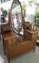 Gorgeous Antique Mahogany Dressing Chest/vanity With Mirror (english) Circa 1900 1900-1950 photo 2