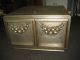 Hollywood Regency Silver End Table Cabinet Post-1950 photo 1