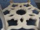 46952 Hexagonal Marble Top Lamp Table Stand Quality Post-1950 photo 5
