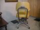 1970 ' S Chaircraft Harvest Gold Vinyl Steno Desk Chair Mid Century Retro Modern 1900-1950 photo 1