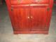 Vintage Wooden Corner Hutch Appears To Be Handmade Unknown photo 4