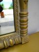 Mid Century Half - Moon Console Table With Mirror Painted In Antique Gold 998 Post-1950 photo 8