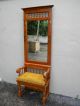 Tall Country Maple Hall Tree / Bench By The Tell City Chair Co.  2694 1900-1950 photo 5