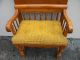 Tall Country Maple Hall Tree / Bench By The Tell City Chair Co.  2694 1900-1950 photo 7