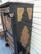 50016 Bronze Inlaid High Chest With Desk Post-1950 photo 10
