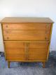Mid Century Hand Carved Chest Of Drawers By Bassett Furniture Post-1950 photo 1
