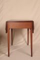Antique 19th Century American Federal Mahogany Pembroke Side Hall Console Table 1800-1899 photo 3